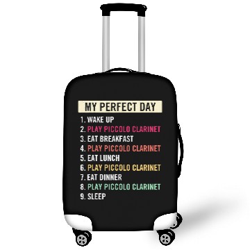 Discover Funny Clarinet Piccolo Clarinet Musical Instrument Quotes Luggage Covers