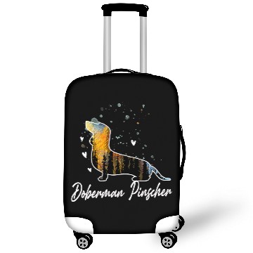 Discover Dachshund Pet Watercolor Rainbow Dog Lovers 75 Luggage Covers