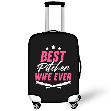 Discover Sport Baseball Pitcher Wife Player Softball Themed Pitcher 1 Luggage Covers
