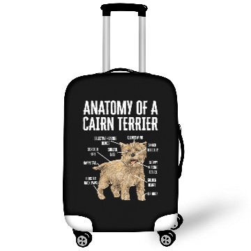Discover Cairn Terrier Pet Anatomy Of A Luggage Covers