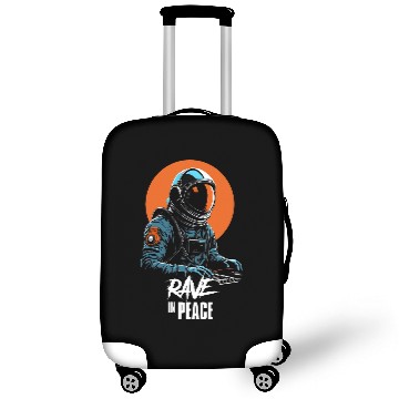 Discover Cosmonaut Sigma Phonk EDM astronaut DJ Rave in peace Luggage Covers