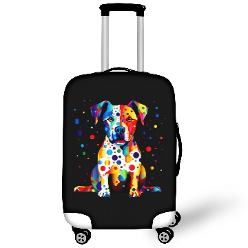 Discover Pitbull Pet September Dot Day Pitbull Polka Dot Dog Lovers Design Luggage Covers