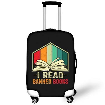 Discover Book Fun I Read Banned Books Week Librarian freesdom Reader Nerd Men 1 Luggage Covers
