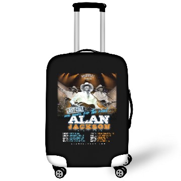 Discover Popular Alan Jackson Tour 2025 Gift For Fan 3D Luggage Covers