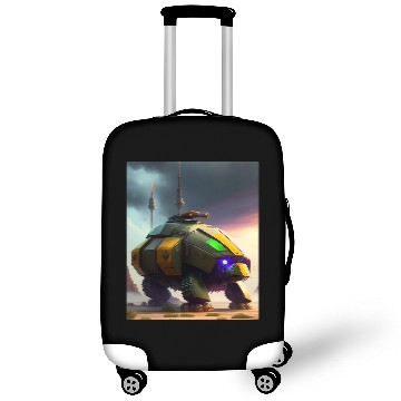 Discover Turtle Pet Armored Turtle Behemoth Robotic Tank Futuristic Robot Art Luggage Covers