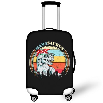 Discover Dinosaur Pet vintages Funny Mama Mamasaurus T rexs Dinosaur Family Matching Luggage Covers