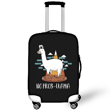 Discover Llama Pet Alpaca Lover No ProbLlama Trendy Humor Luggage Covers