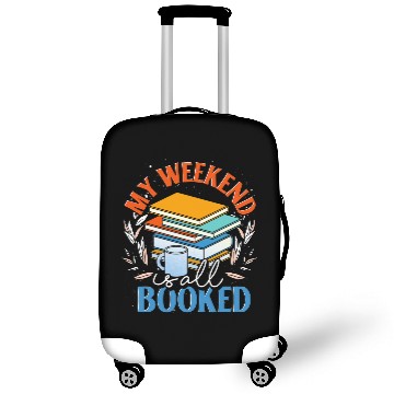 Discover Book Fun Funny Bookworm Literature Lover Book Nerd Librarian Reading Luggage Covers