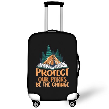 Discover Book Fun Protect Our Parks Be The Change Nature Book Environment 1 Luggage Covers