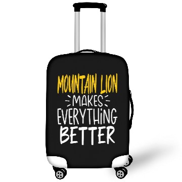Discover Lion Pet Funny Mountain Lion Makes Everything Better Animal Lover Luggage Covers