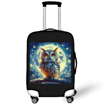 Discover Owl Pet Ancient Hellenic Owl Vibrant Bird Nerd T Boho Nature 6 Luggage Covers