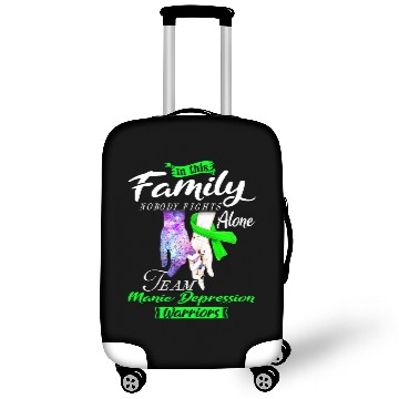 Discover In This Family Nobody Fights Alone Team Manic Depression Luggage Covers