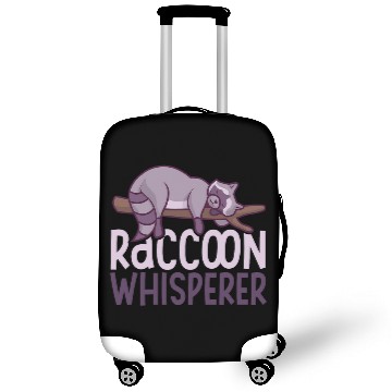 Discover Raccoon Pet Raccoon Whisperer Trash Panda Cute Luggage Covers
