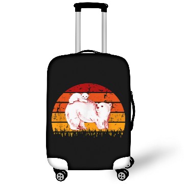 Discover Bear Pet Polar bear north pole polar bear environmental protection 8 Luggage Covers