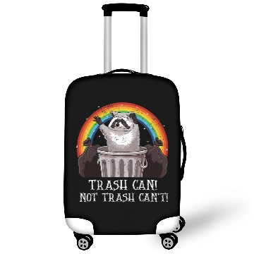 Discover Trash Can Not Trash Cant Funny Raccoon Trash Panda Luggage Covers