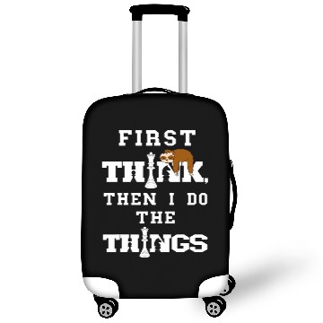 Discover Sloth Pet Chess Sloth First Think Chess Player Thinking Chess Lover 1 Luggage Covers