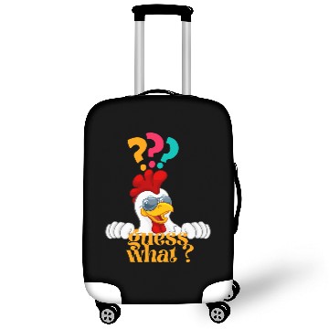 Discover Chicken Lover Funny Guess What Chicken Butt White cool Design Luggage Covers