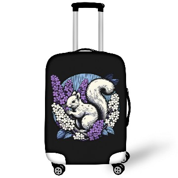 Discover Squirrel Pet Lilac Bush squirrel artwork hikers designs Luggage Covers