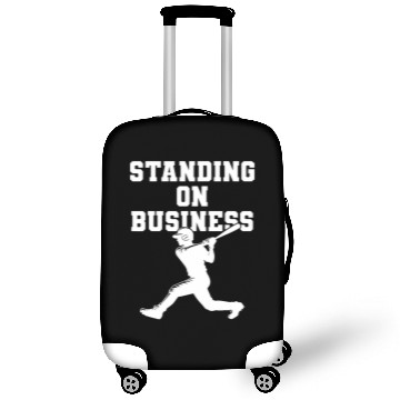 Discover Baseball Men Standing On Business Boys Baseball Team School Luggage Covers