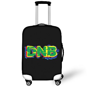 Discover DNB   Heavy Glitch Junglist Drum n Bass Breakbeat Crew Luggage Covers
