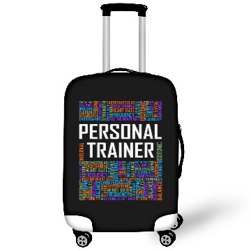 Discover Funny Personal Trainer Words Gift Gym Coachs Training Gifts Luggage Covers