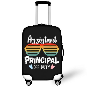 Discover Assistant Principal Off Duty Sunglasses Beach vintages Retro Luggage Covers