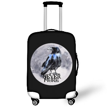 Discover Lacrosse Gift NEVERMORE Raven Edgar Allan Poe Poem Luggage Covers