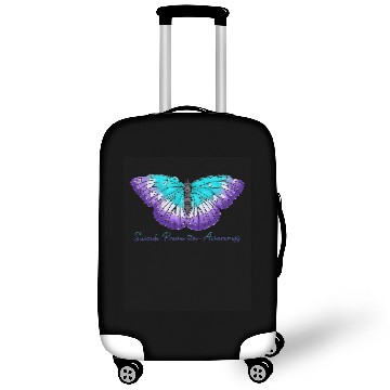 Discover Its Okay To Not Be Okay suicides Prevention Butterfly Luggage Covers