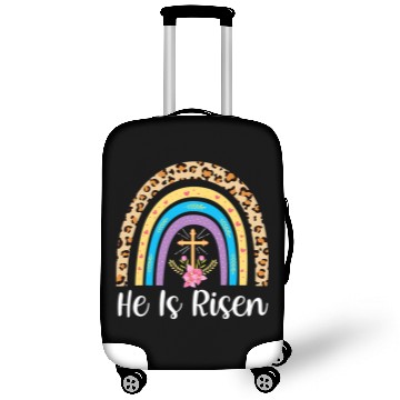 Discover Christian He Is Risen Rainbow Christian Happy Easter Jesus315 Christ Luggage Covers