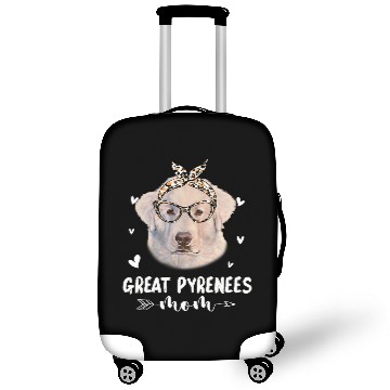 Discover Great Pyrenees Mom Leopard Print Dog Lovers Mother Day Gift Luggage Covers