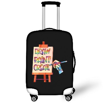 Discover Draw Paint Create Artist Funny Art Teacher Luggage Covers
