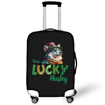 Discover Majestic Husky Gnome A St  Patricks Celebration 2 Luggage Covers
