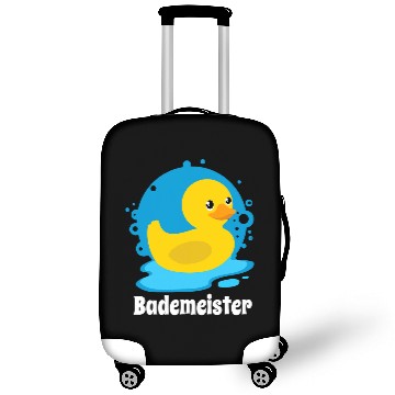 Discover Mens Bathmeister Lifeguard with Funny Duck Gift Idea Luggage Covers