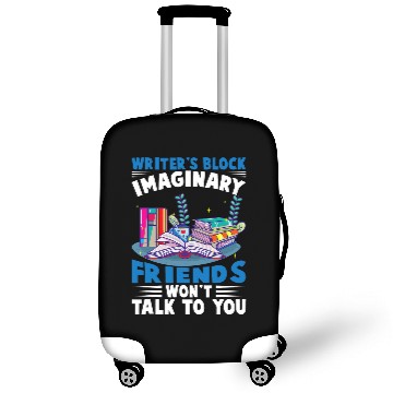Discover Writers Block Imaginary Friends Wont Talk To You Author Luggage Covers