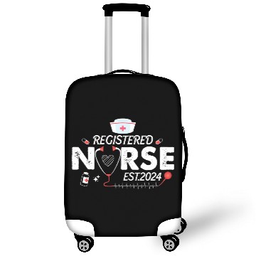 Discover Registered nurses Est 2024 Nursing Student Rn Graduation 1 Luggage Covers