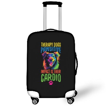 Discover Therapist Pawsitive Impact Is Their Cardio Therapy Dog Luggage Covers