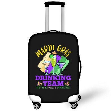 Discover Mardi Gras Drinking Team With A Rugby Problem Mardi Gras 1 Luggage Covers