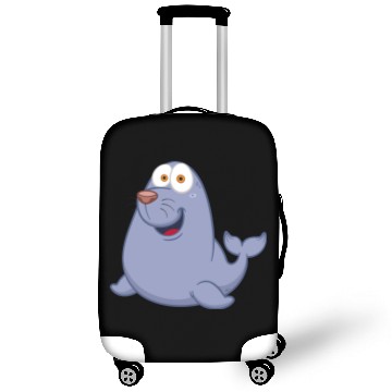 Discover fur seal animal wildlife smile Luggage Covers