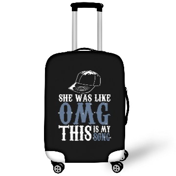 Discover Omg - She Was Like Omg This Is My Song Luggage Covers