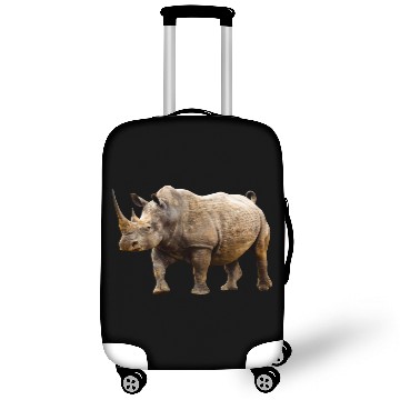 Discover rhinoceros hippo nashorn1 Luggage Covers