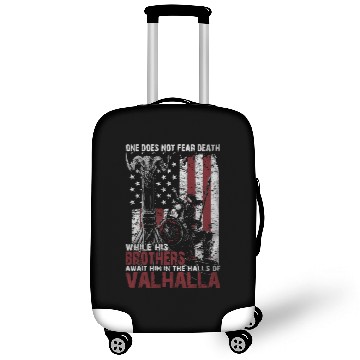 Discover The halls of Valhalla - One does not fear death Luggage Covers