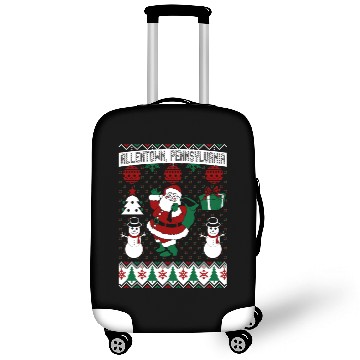 Discover Christmas Ugly Sweater Allentown Pennsylvania Luggage Covers