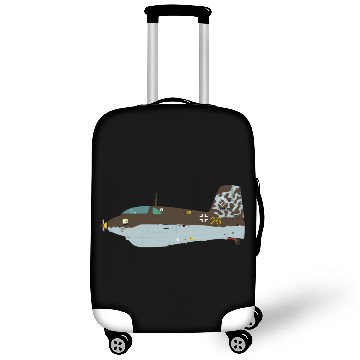 Discover Messerschmitt ME 162 Aircraft Kraftei WW2 Gift Luggage Covers