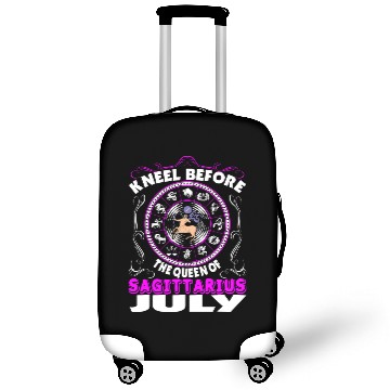 Discover Kneel Before The Queen Of Sagittarius July Luggage Covers