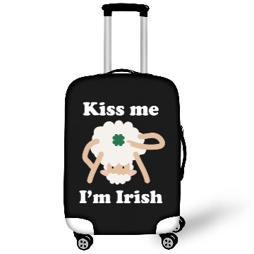 Discover Kiss Me Im Irish Sheep Funny St Patricks Day Pun Luggage Covers