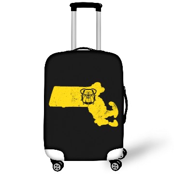 Discover Massachusetts Proud Marine Dad Luggage Covers Proud Marine Mom