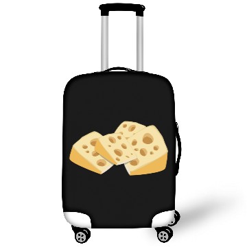 Discover Cheese holes mice milk yellow burger gift idea Luggage Covers