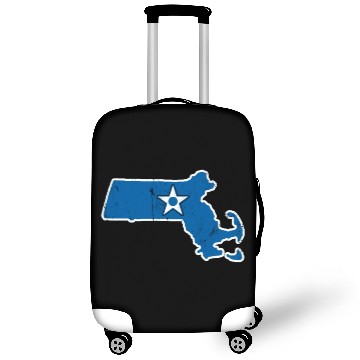 Discover Massachusettes Air Force Proud Air Force Wife Luggage Covers