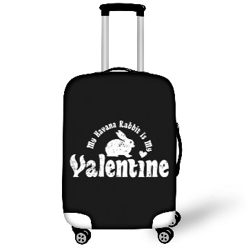 Discover My Anti Valentine Pet Havana Rabbit Luggage Covers