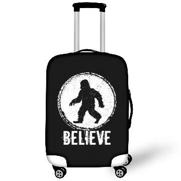Discover Bigfoot Believe Sasquatch Yeti Believer Science Fiction Luggage Covers